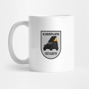 Jeep Life Jeep Wrangler Offroad 4x4 - Black Mug